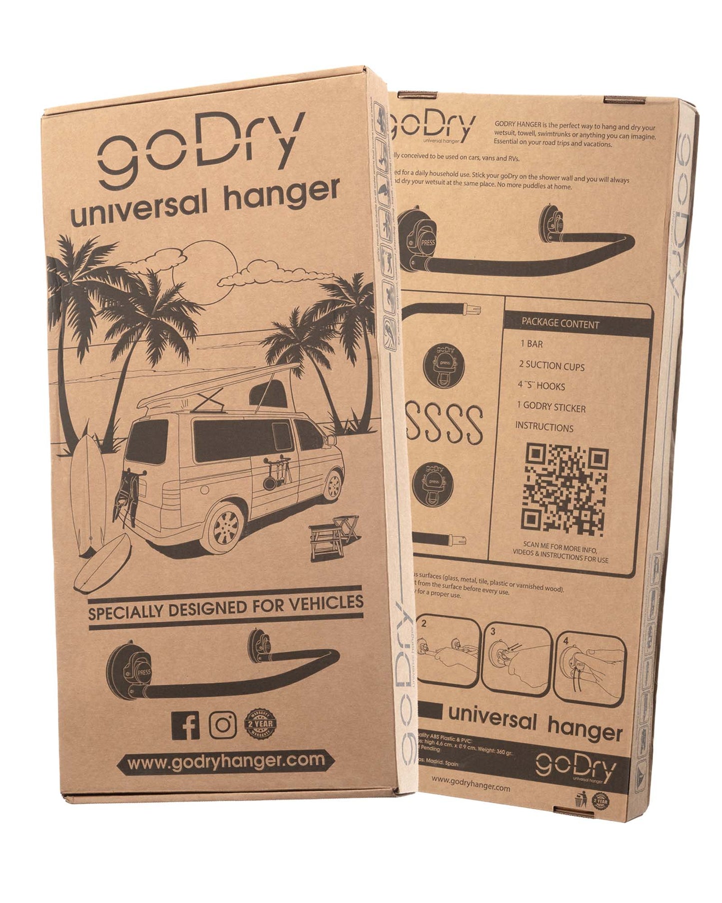 Carton d'emballage du séchoir Godry Hanger